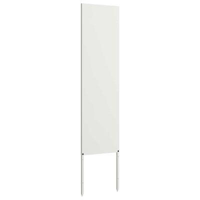 Ekran zapewniający prywatność w ogrodzie Biały 32 x 140 cm