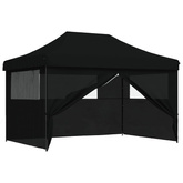 Namiot Imprezowy Czarny 279 x 410 x 315 cm Materiał Oxford