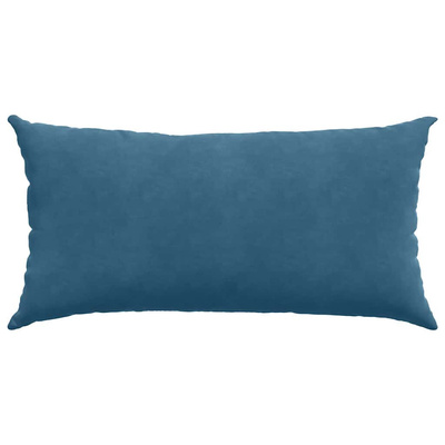 Poduszki na sofę 2 pcs Niebieski 80 x 40 cm Tkanina sztruksowa