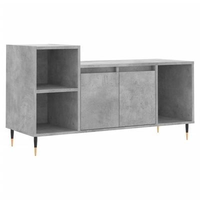 vidaXL Szafka pod TV, szarość betonu, 100x35x55 cm wariant 4
