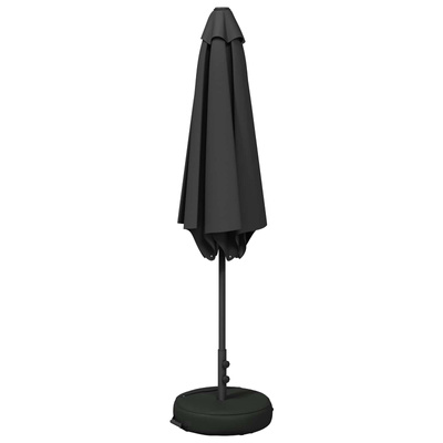 Parasol ogrodowy z podstawą 270 x 270 cm Poliester Prostokątny