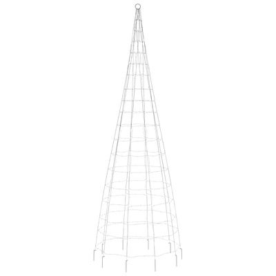 Choinka LED na maszcie flagowym 550 LED Ciepła biel 300 cm