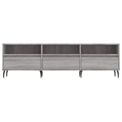 Szafka pod TV, szary dąb sonoma, 150x30x44,5 cm vidaXL