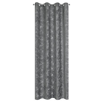 Zasłona Livia stalowa 140x250