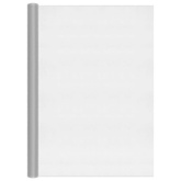 Siatka aluminiowa, 112 x 1000 cm, srebrna