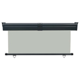 Markiza boczna na balkon, 165x250 cm, szara