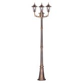 Lampa ogrodowa stojąca K-7009A2/3 CZARNY/ZŁOTY z serii STANDARD