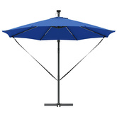 Parasol plażowy 294 x 294 x 248 cm Poliester i aluminium