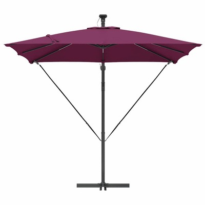 Parasol plażowy Bordeaux Czerwony 249 x 249 x 250 cm