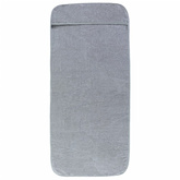 Ręczniki plażowe, 2 szt., szare, 75x200 cm, tkanina, 400 g/m?