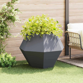 Donica Antracyt 100 x 100 x 80 cm Stal
