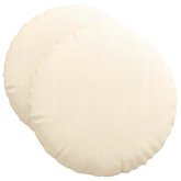 Poduszki na siedziska 2 pcs Kremowy ?50 x 19 cm