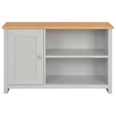 vidaXL Szafka pod TV, szara, 95 x 39 x 58 cm