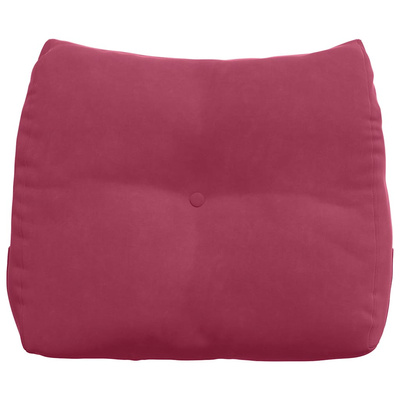 Poduszka na plecy Czerwone wino 60 x 24 x 50 cm Aksamit