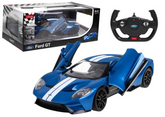 Auto RC Model Zdalnie Sterowany Ford GT 1:14 Otwierane Drzwi Niebieski
