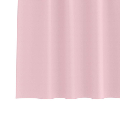 Firany blackout z kółkami 2 pcs Dziecięcy róż 140 x 140 cm