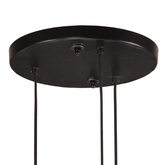 Lampa wisząca, 25 W, wielokolorowa, 30x30x100 cm, E27