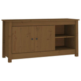 vidaXL Szafka pod TV, miodowy brąz, 103x36,5x52 cm, drewno sosnowe