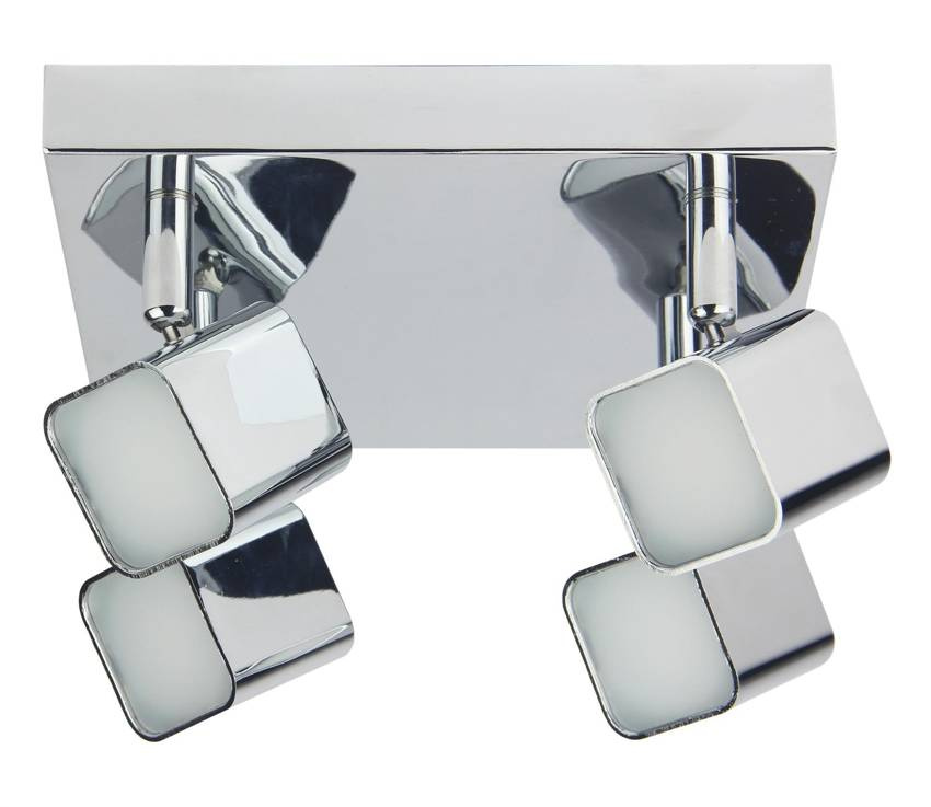 Lampa sufitowa Forma spot regulowana 4-punktowa do salonu LED