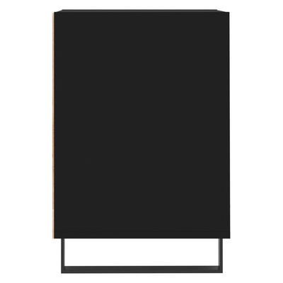 vidaXL Szafka pod TV, czarna, 160x35x55 cm, materiał drewnopochodny