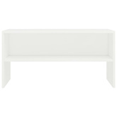 vidaXL Szafka pod TV, biała, 80x40x40 cm, materiał drewnopochodny