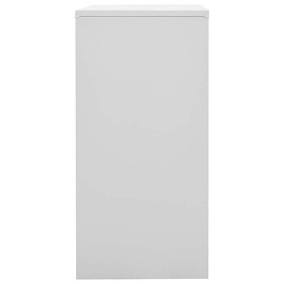 Szafki zamykane, 5 szt., jasnoszaro-niebieskie, 90x45x92,5 cm