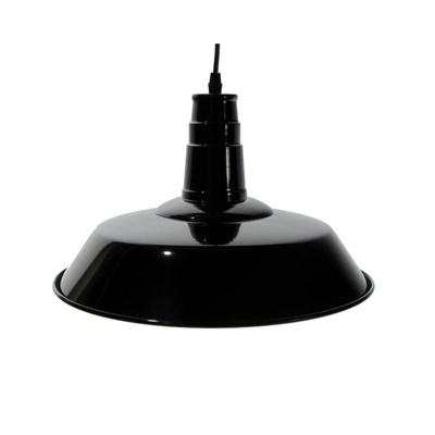 Lampa Wisząca Retro Loft Czarno biała 36cm E27 Abruzzo Grote