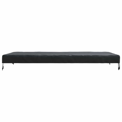 Pokrowiec na Stół 202 x 92 x 15 cm tkanina Prostokątny Czarny