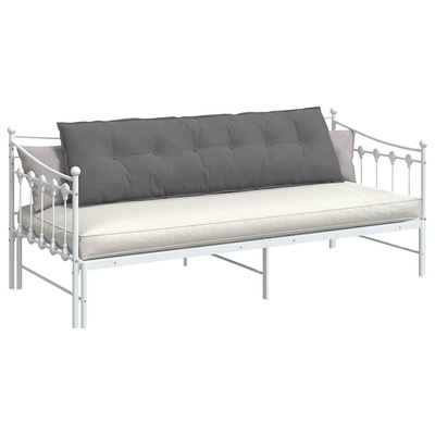 Poduszka na plecy Ciemnoszary 180 x 50 cm Tkanina mikrofibrowa