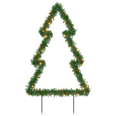 vidaXL Świąteczna choinka na szpikulcach, 80 LED, 60 cm