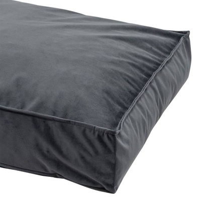 Madison Legowisko dla psa Velvet, 100x70x15 cm, szare