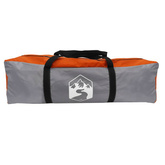 vidaXL Namiot rodzinny tipi, 8-os., szaro-pomarańczowy, wodoszczelny