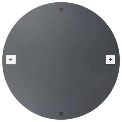 vidaXL Lustro ścienne z lampkami LED, okrągłe, szklane