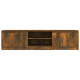 vidaXL Szafka pod TV, przydymiony dąb, 140x40x35,5 cm