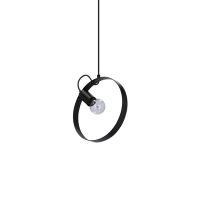 Lampa wisząca czarna metalowa Nexo Ledea 50101199