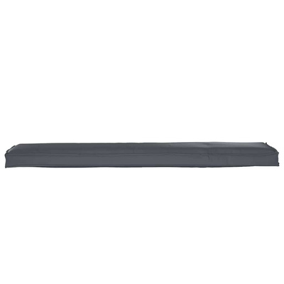Poduszka na paletę Antracyt 180 x 40 x 8 cm Materiał Oxford