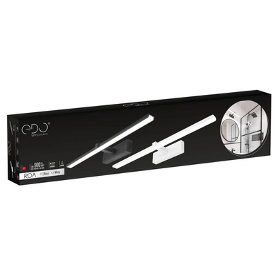 Kinkiet ścienny nad lustro ROA LED 60 Sand White, 4000K, IP44, biała, 60cm EDO777247 EDO Solutions
