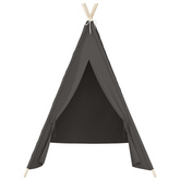 Szary namiot dziecięcy tipi, z torbą, peach skin, 120x120x150cm