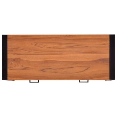 Biurko z 2 szufladami, 100x40x75 cm, drewno tekowe vidaXL