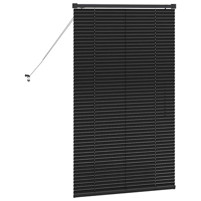 Żaluzje weneckie Czarny 130 x 80 cm Aluminium