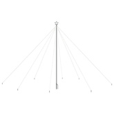 vidaXL Choinka z lampek, wewn./zewn., 800 kolorowych diod LED, 5 m