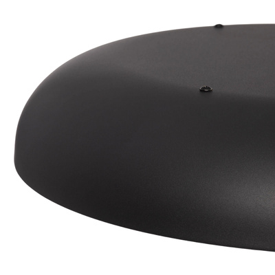 Lampa Wisząca Okrągła Czarna 28W ?40cm Abruzzo Solletico