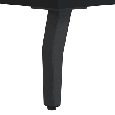 Szafka pod TV, czarna, 80x36x50 cm, materiał drewnopochodny vidaXL