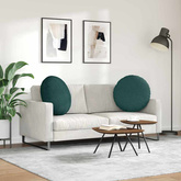 Poduszki na siedziska 2 pcs Ciemna zieleń ?80 x 29 cm tkanina