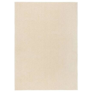 vidaXL Dywan z krótkim runem, 140 x 200 cm, kremowy