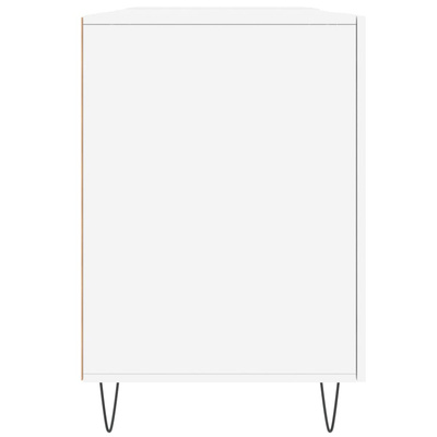 vidaXL Biurko, białe, 140x50x75 cm, materiał drewnopochodny