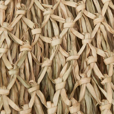 Parasol Tiki z baldachimem z liści bananowca, 240 cm, bambus
