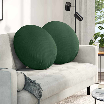 Poduszki na siedziska 2 pcs Ciemna zieleń ?60 x 21 cm