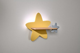 Kinkiet LED 5W dla dziecka żółto-szary gwiazdka Star Candellux 21-75611
