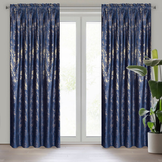 Zasłona Kornelia granatowa 140x270